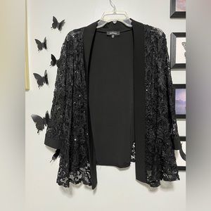 Light Cardigan/Shawl with Lace detailing